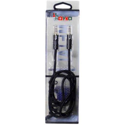 تصویر  کابل 3.5 میلیمتری  استریو AUX رایکا با روکش فنریPERIMUM AUX RAYKA CABLE